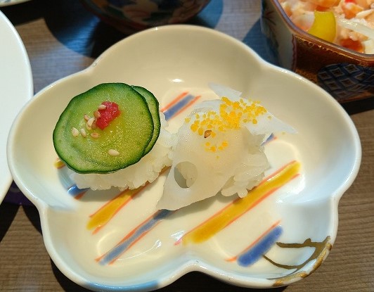 三井ガーデンホテル金沢　能加万菜 万庭　朝食ビュッフェ　てまり寿司