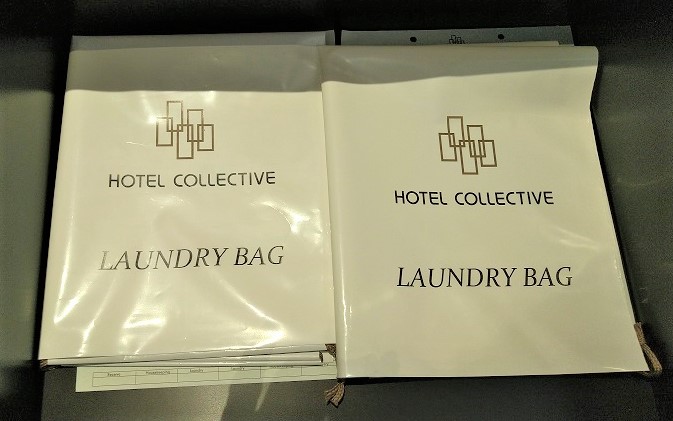 HOTEL COLLECTIVE ホテルコレクティヴ　スーペリアツイン　ランドリーバッグ　laundry bag