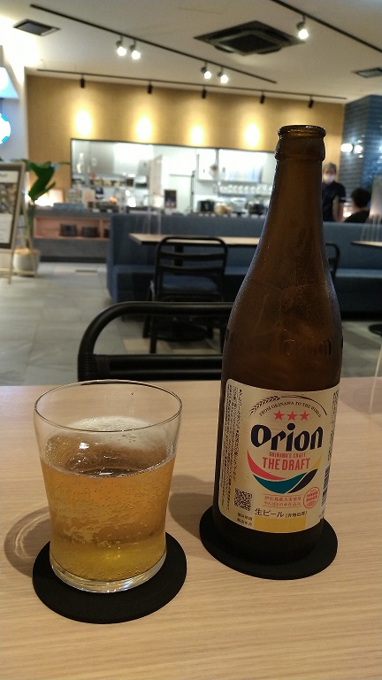 「Blue Port CAFE 」hotel androoms　那覇ポート　オリオンビール　orion beer