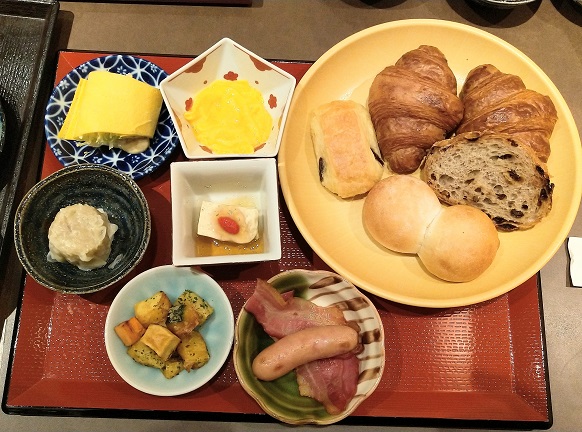 ホテルザセレスティン京都祇園　八坂圓堂　朝食　オーダービュッフェ