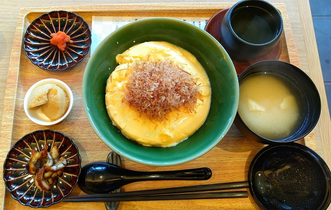ホテルアンドルームス京都七条　Unir ウニール京都店　朝食　究極の玉子焼きセット