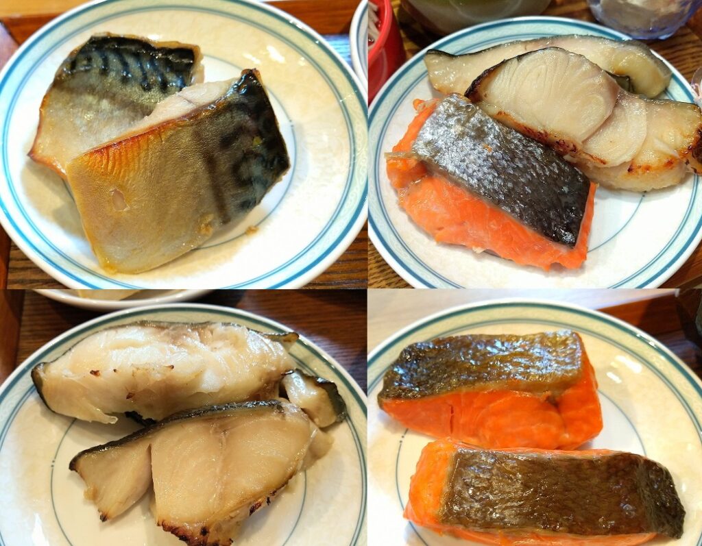 グリーンリッチホテル松江駅Ａｃｒｏｓｓ　朝食ビュッフェ　焼き魚