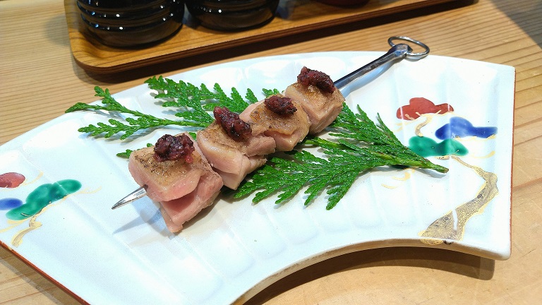 九州 はかた 大吉寿司 PREMIUM　博多地鶏の梅しそ焼