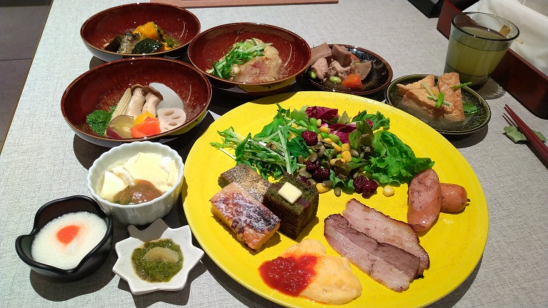 THE BLOSSOM KYOTO　朝食ビュッフェ　九州料理 Best Break fast buffet in kyoto