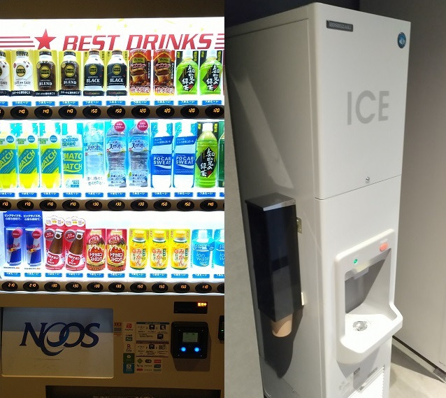 THE BLOSSOM HAKATA Premier 自動販売機（ドリンク）／製氷機（Ice machine)